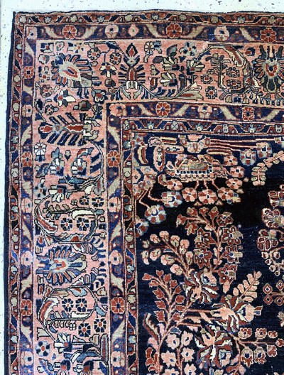 27122960h - Us Re-Import Sarogh antik, Persien, um 1900, Wolle auf Baumwolle, ca. 350 x 265 cm, ...