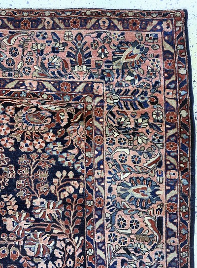 27122960j - Us Re-Import Sarogh antik, Persien, um 1900, Wolle auf Baumwolle, ca. 350 x 265 cm, ...