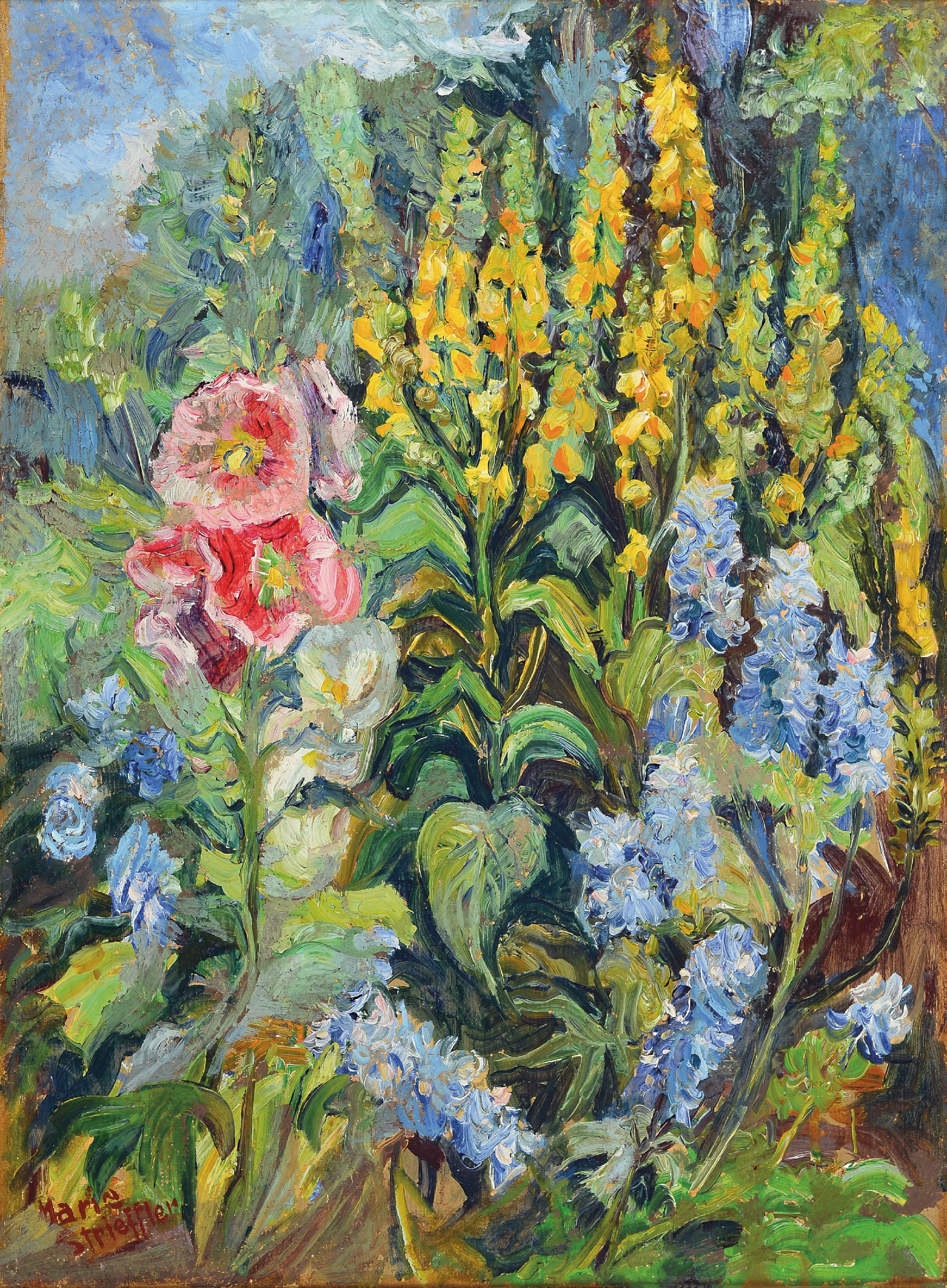 Image 27123221 - Marie Strieffler, 1917-1987 Landau, Gartenstillleben, wohl im Garten des ...