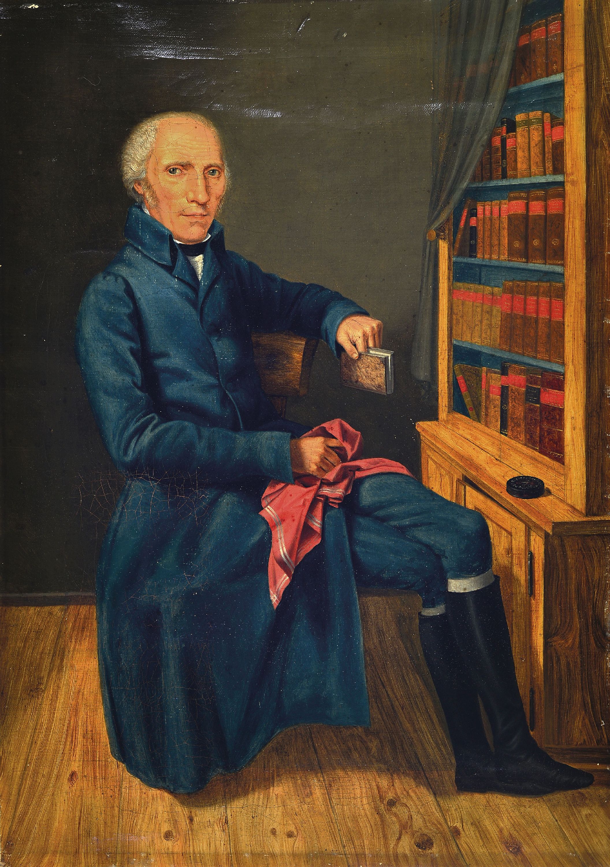 Image 27123237 - Unbekannter Bildnismaler um 1810, Porträt Dr. Joseph Naegele, Bildnis des Düsseldorfer ...