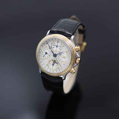 Image MAURICE LACROIX Phase De Lune Herrenchronograph mit Vollkalender Referenz 02336, ...