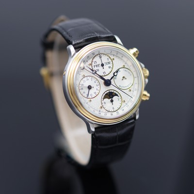 27123320a - MAURICE LACROIX Phase De Lune Herrenchronograph mit Vollkalender Referenz 02336, ...