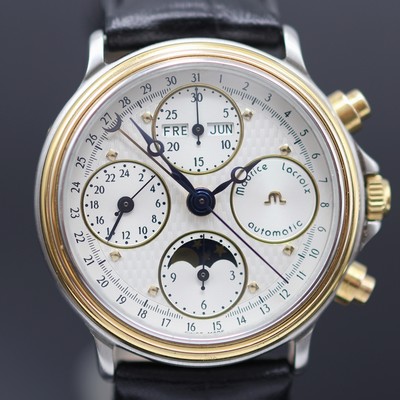 27123320b - MAURICE LACROIX Phase De Lune Herrenchronograph mit Vollkalender Referenz 02336, ...