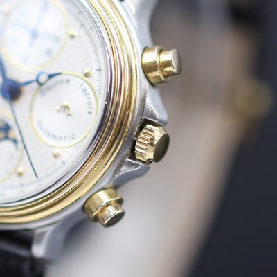 27123320c - MAURICE LACROIX Phase De Lune Herrenchronograph mit Vollkalender Referenz 02336, ...