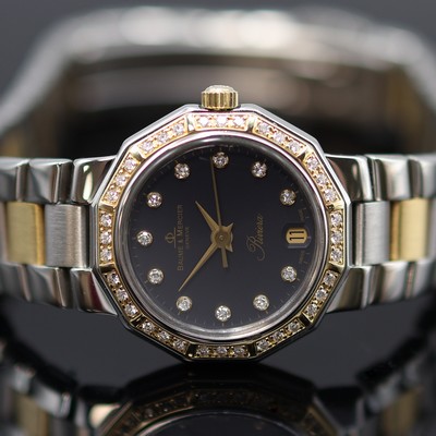 27123364a - BAUME & MERCIER Riviera Armbanduhr Referenz 5231.3, quarz, Edelstahl/Gold komb. inkl. ...