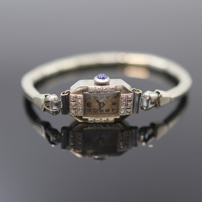 27123411a - 3 Art-Deco Damenarmbanduhren 2x in WG 585/000 und 1x 10k Gold filled, Schweiz um 1925- ...