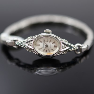 27123411c - 3 Art-Deco Damenarmbanduhren 2x in WG 585/000 und 1x 10k Gold filled, Schweiz um 1925- ...