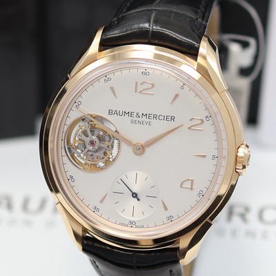 27123534a - BAUME & MERCIER Clifton seltenes, auf 30 Stücklimitiertes Armbandtourbillon in RG ...