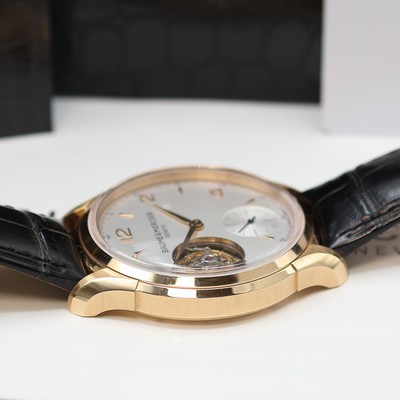 27123534e - BAUME & MERCIER Clifton seltenes, auf 30 Stücklimitiertes Armbandtourbillon in RG ...