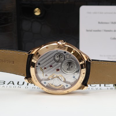 27123534f - BAUME & MERCIER Clifton seltenes, auf 30 Stücklimitiertes Armbandtourbillon in RG ...