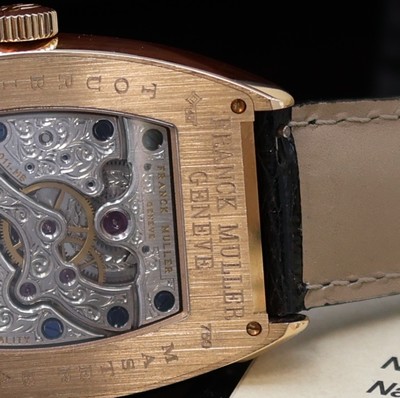 27123537e - FRANCK MULLER seltenes, ungetragenes Armbandtourbillon Master Banker mit 3 Zeitzonen in ...