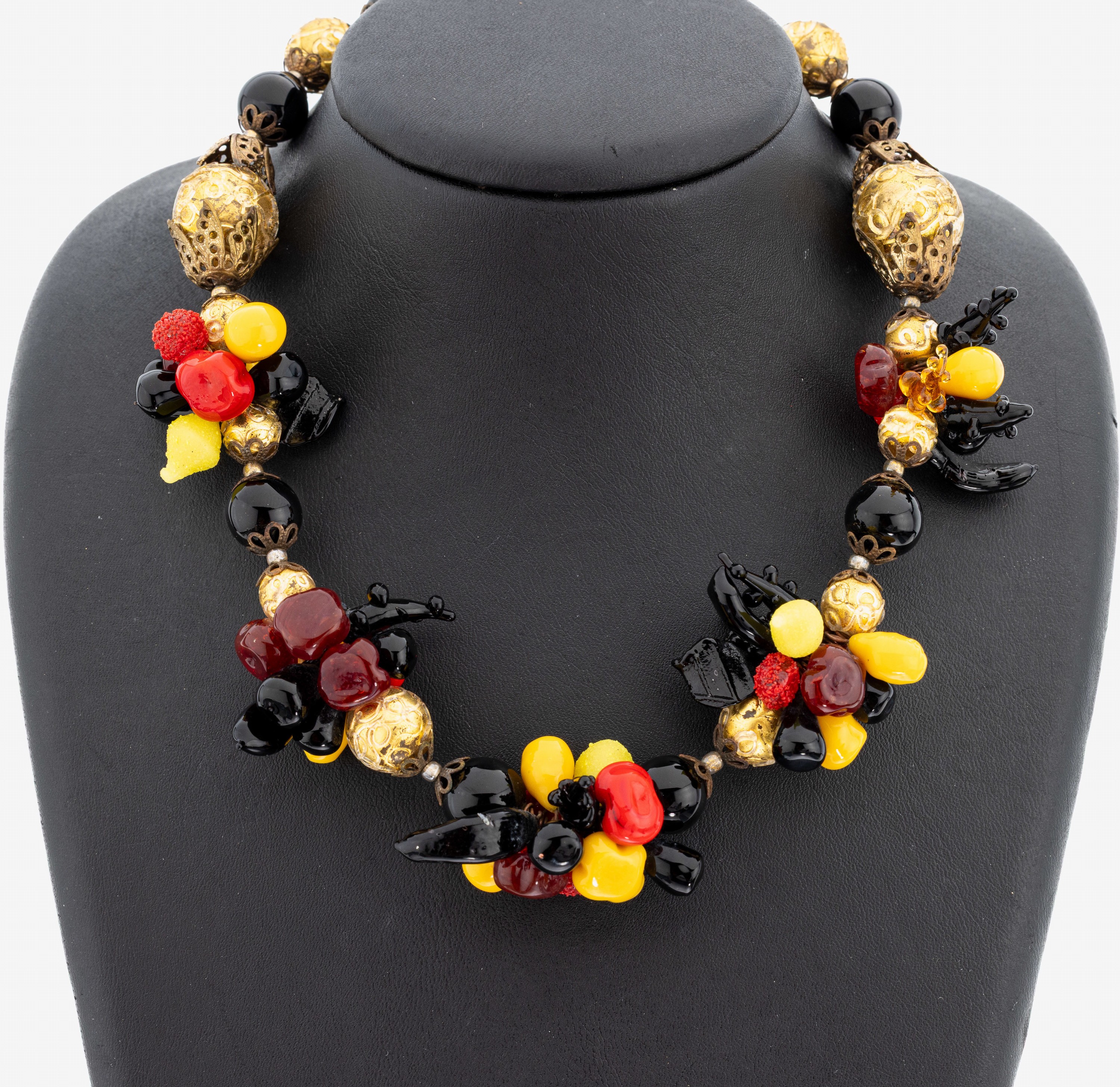 Image 27123608 - Collier Tutti Frutti Italien 1950er-60er Jahre, handgefertigt aus mundgeblasenen ...