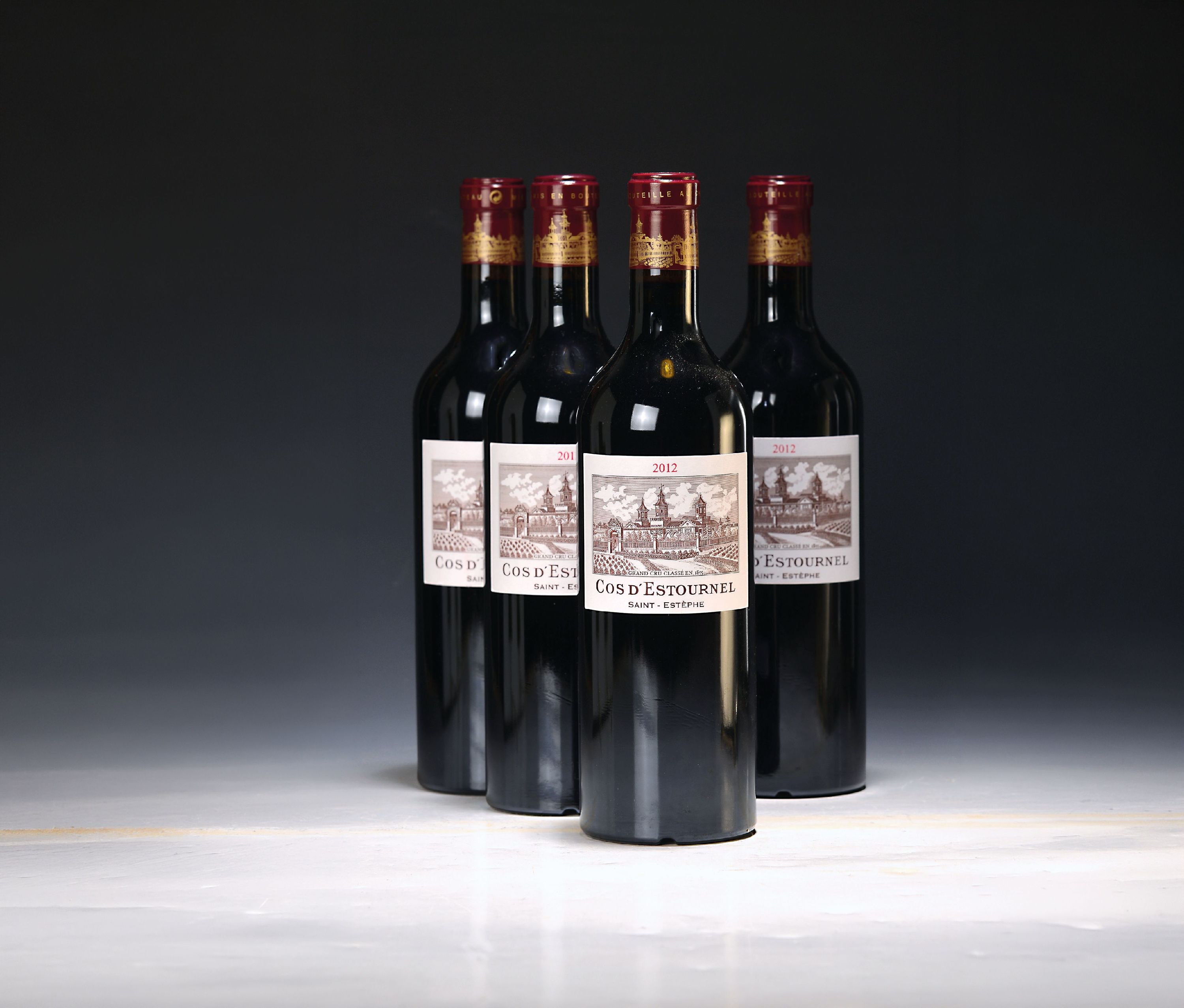Image 27123612 - 4 Flaschen 2012 Chateau Cos d´Estournel, Saint-Estephe, je ca. 75cl, 14%Vol.