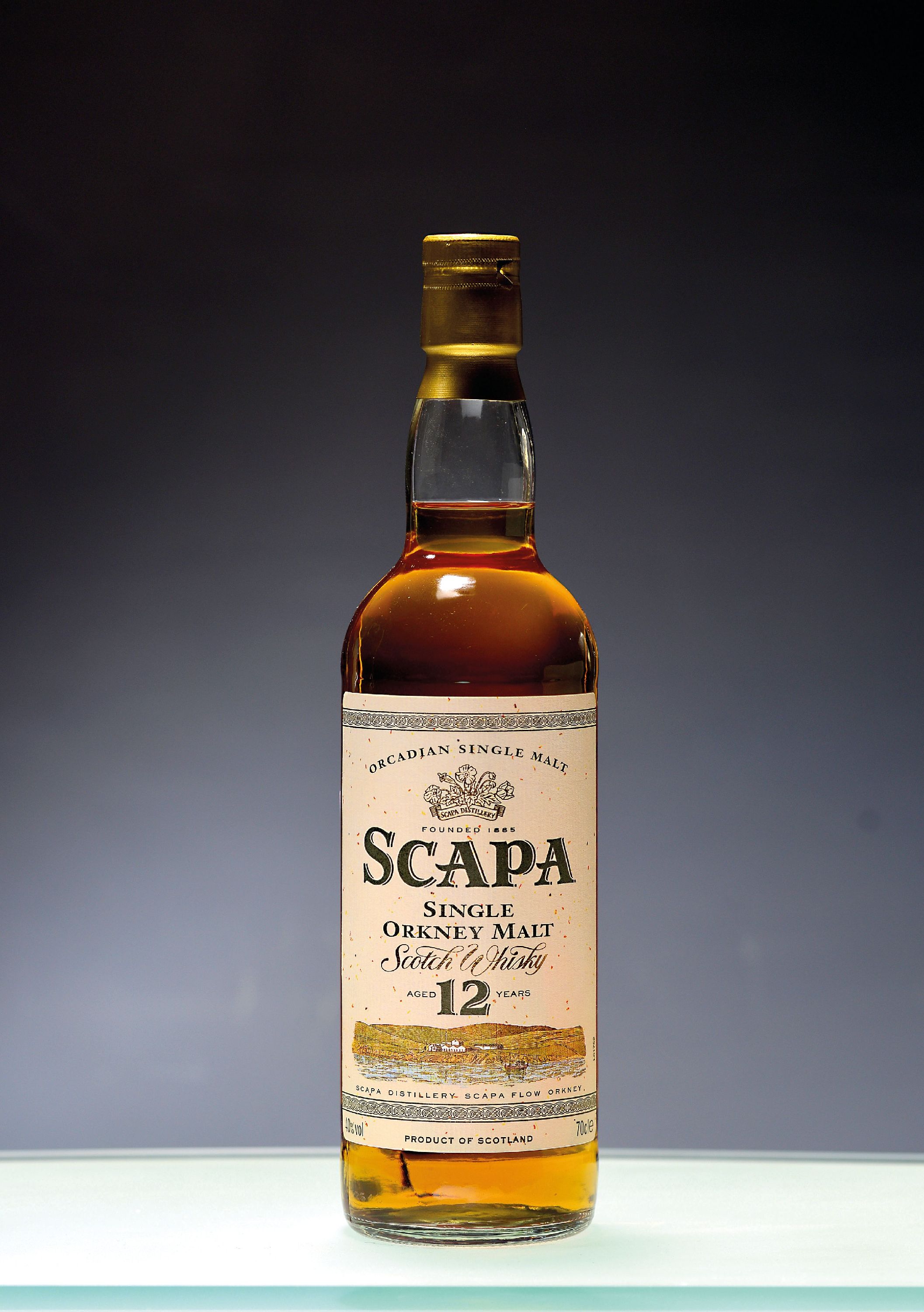 Image 27123630 - 1 Flasche Scapa 12-years-old Single Orkney Malt Scotch Whisky, Schottland, ca. 70cl, ...