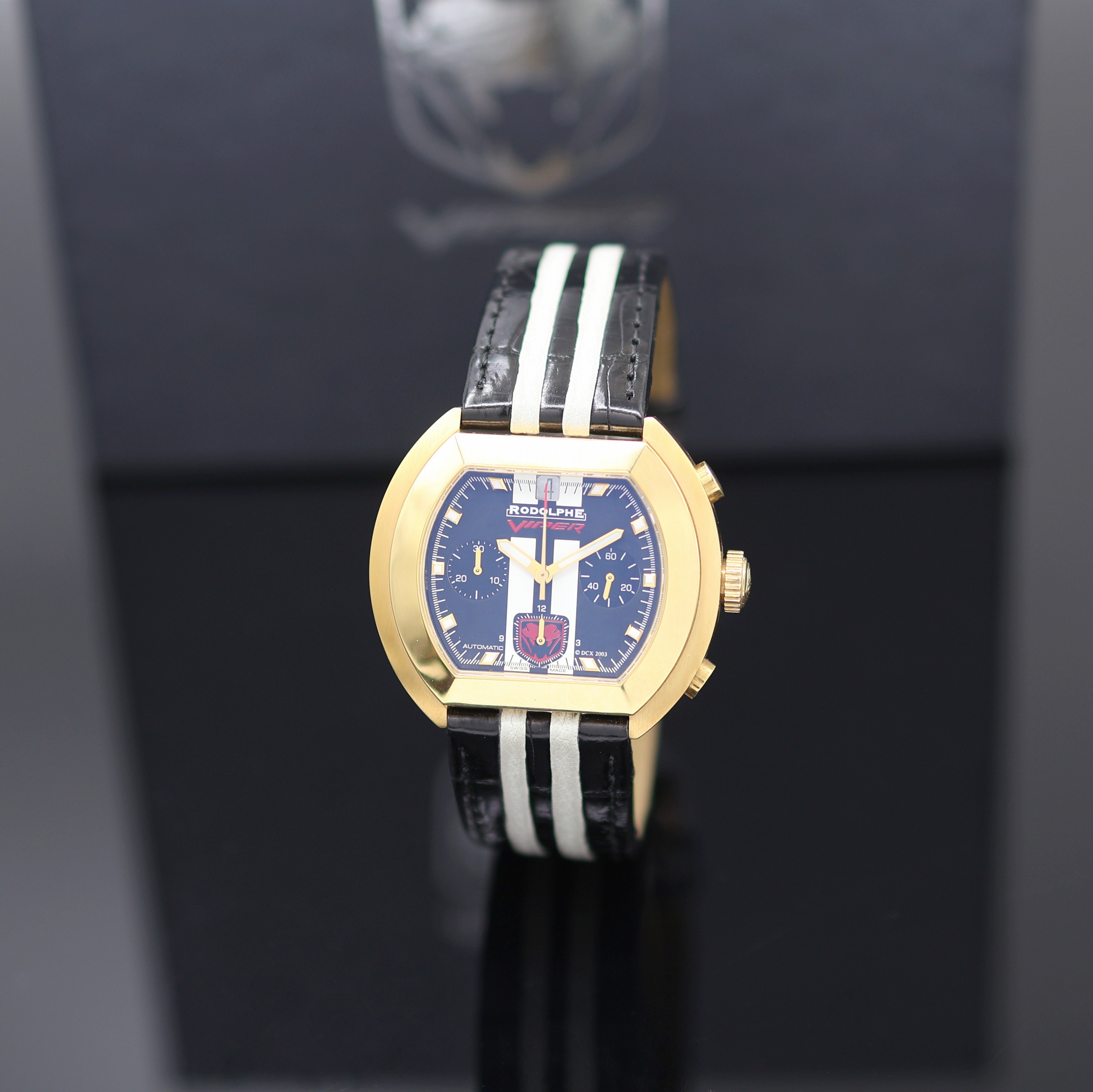 Image 27123764 - RODOLPHE Viper auf 500 Stück limitierte Armbandchronograph in GG 750/000, Schweiz lt. ...