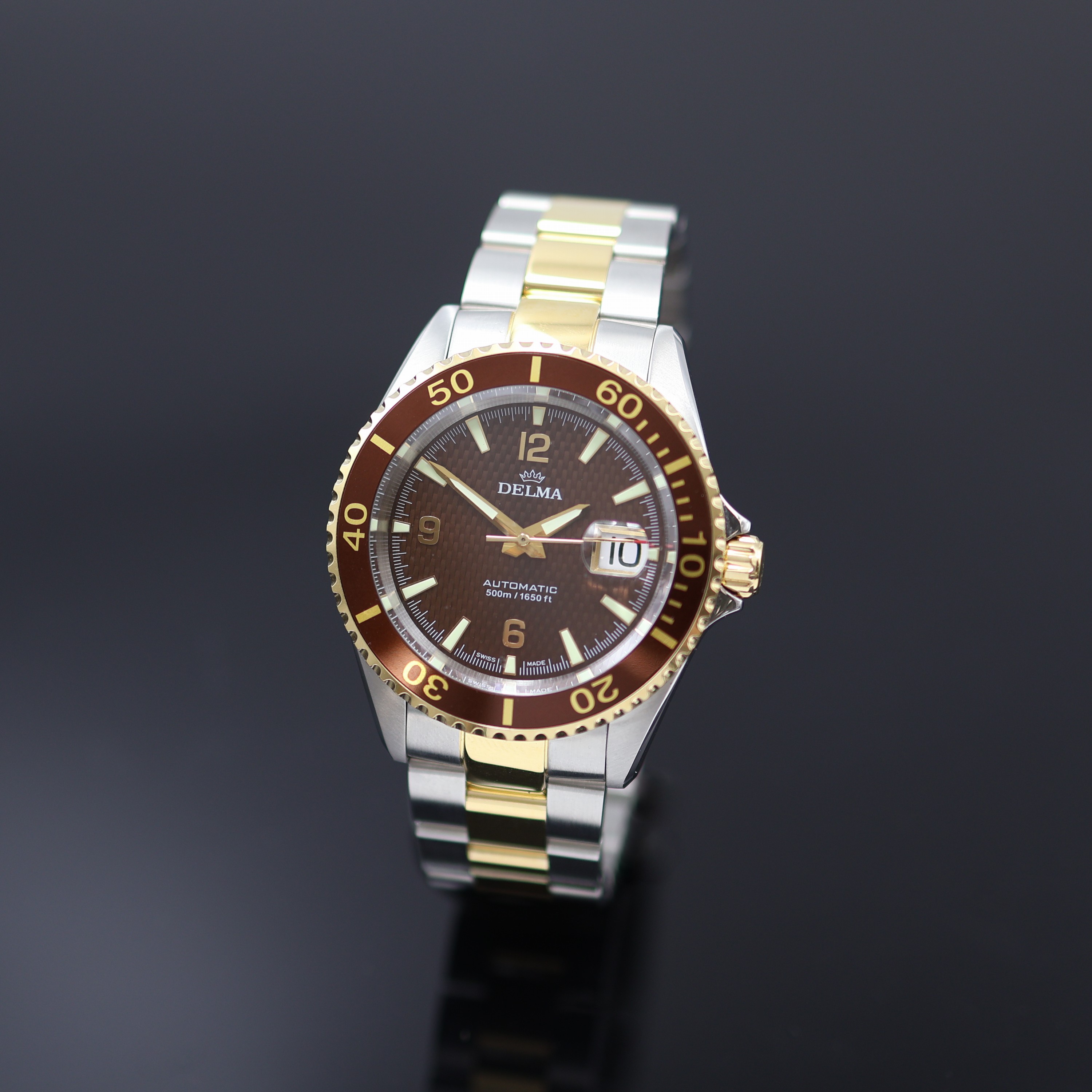 Image 27123798 - DELMA Herrenarmbanduhr Santiago Referenz 52701.560.6, Schweiz um 2015, Automatik, ...