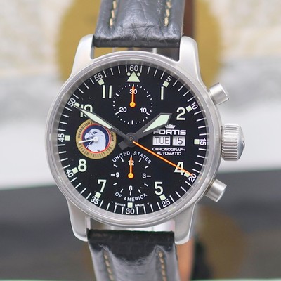 27123757a - FORTIS Operation Enduring Freedom seltener, auf 100 Stück limitierter Armbandchronograph ...