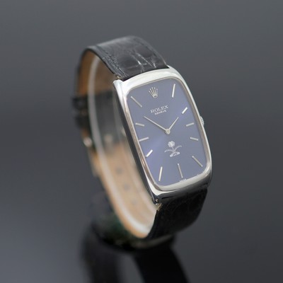27123773a - ROLEX Cellini seltene Armbanduhr in WG 750/000 Referenz 4108 mit Wappen Saudi-Arabiens, ...