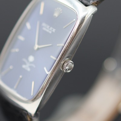 27123773c - ROLEX Cellini seltene Armbanduhr in WG 750/000 Referenz 4108 mit Wappen Saudi-Arabiens, ...