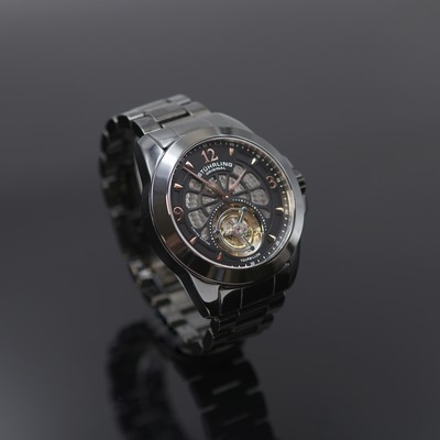 27123784a - STÜHRLING auf 275 Stück limitierter Armbandtourbillon in Keramik, Schweiz um 2015, ...