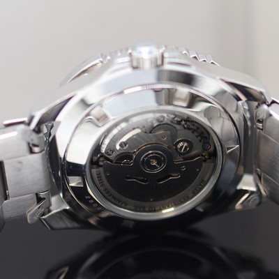 27123789e - SEIKO 5 Sports Herrenarmbanduhr in Stahl Referenz SRP203K1, Japan um 2015, Automatik, ...