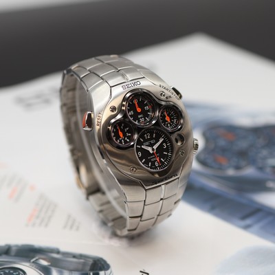 27123795a - SEIKO Kinetic Sportura auf 1500 Stück limitierter Armbandchronograph Referenz SLQ017J, ...