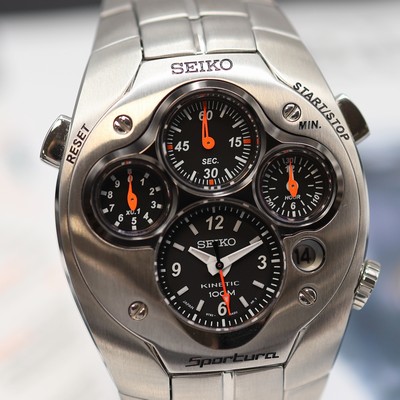 27123795b - SEIKO Kinetic Sportura auf 1500 Stück limitierter Armbandchronograph Referenz SLQ017J, ...