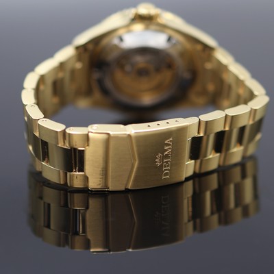 27123797d - DELMA Herrenarmbanduhr Santiago, Schweiz um 2015, Automatik, verg., beids. vergl. Geh. ...