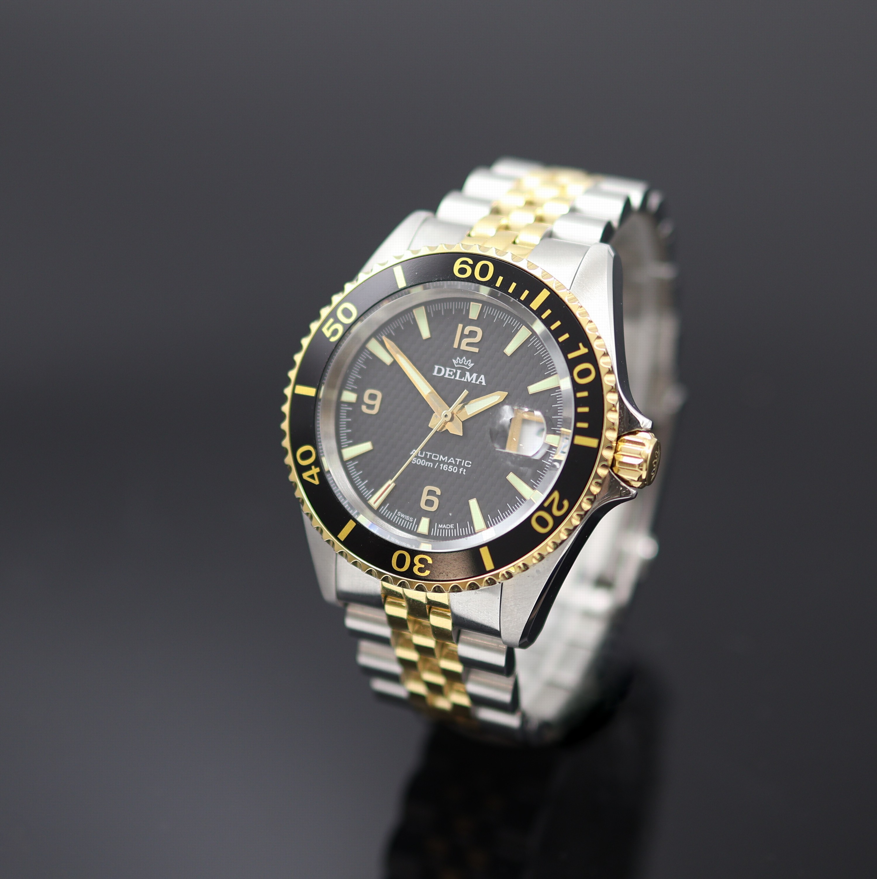 Image 27123804 - DELMA Herrenarmbanduhr Santiago Referenz 52701.560.6, Schweiz um 2015, Automatik, ...