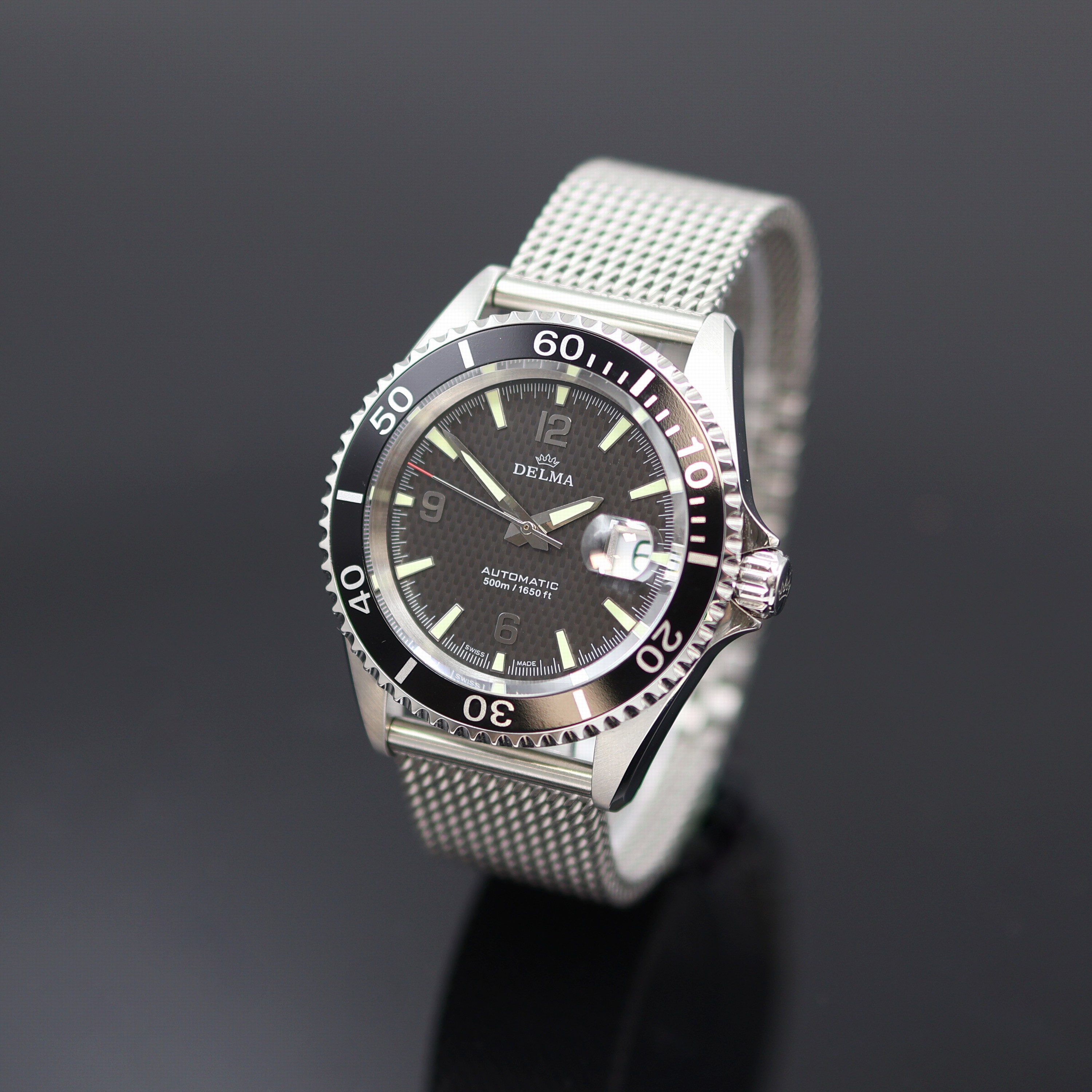 Image 27123806 - DELMA Herrenarmbanduhr Santiago Referenz 41701.560.6, Schweiz um 2015, Automatik, ...