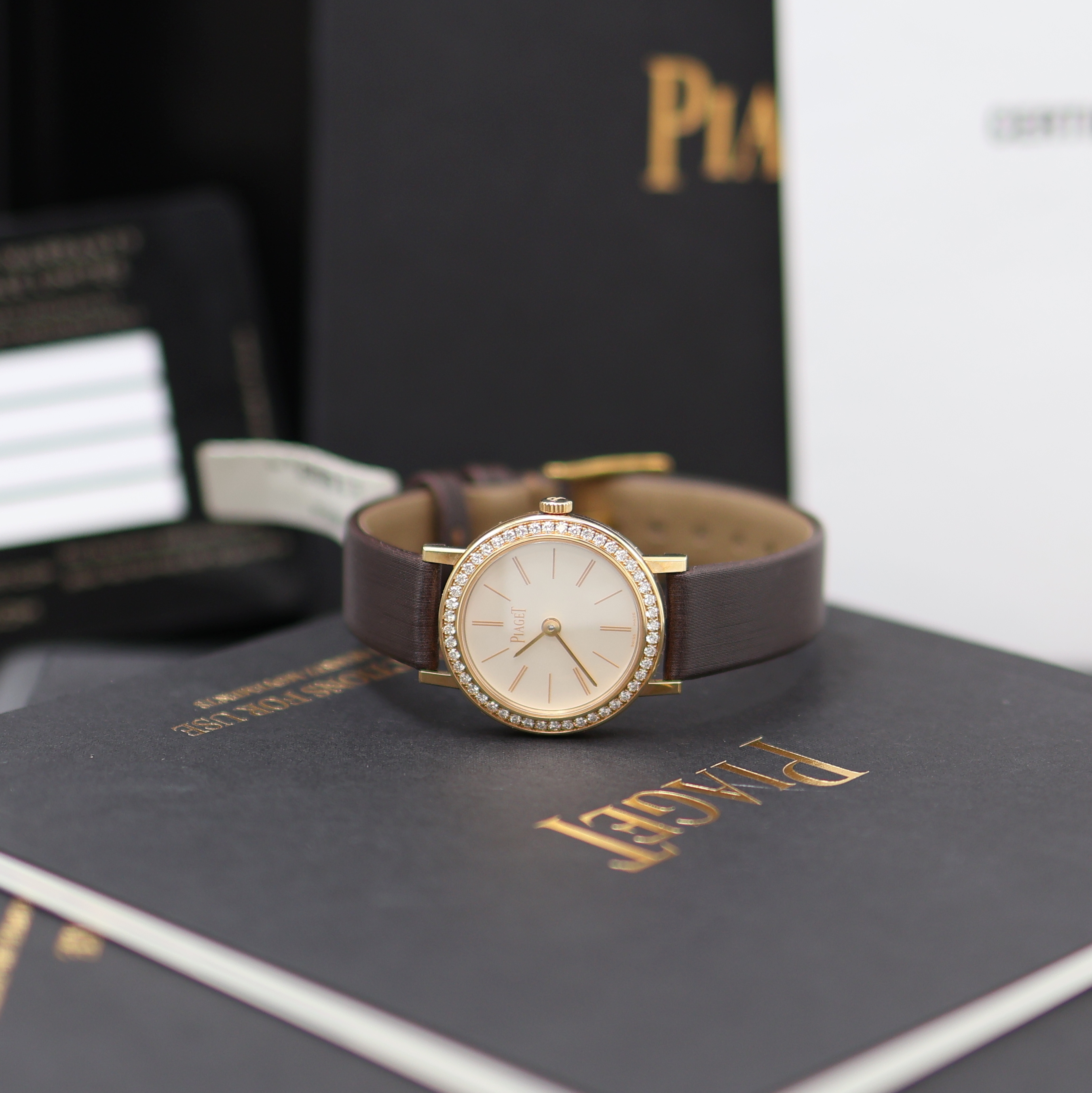 Image 27123846 - PIAGET Altiplano unworn 18k pink gold ladies wristwatch reference P10246, quartz, case ...