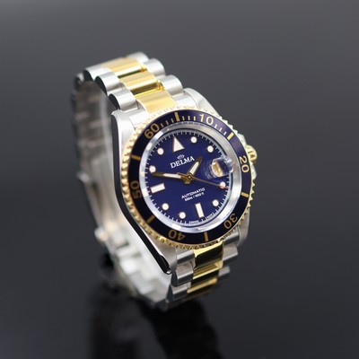 27123801a - DELMA Santiago Herrenarmbanduhr Referenz 52701.690.6 in Stahl/vergoldet, Schweiz um ...