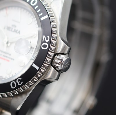27123802c - DELMA Santiago Chronometer Referenz 41701.690.6 limitierte Armbanduhr in Stahl, Schweiz ...
