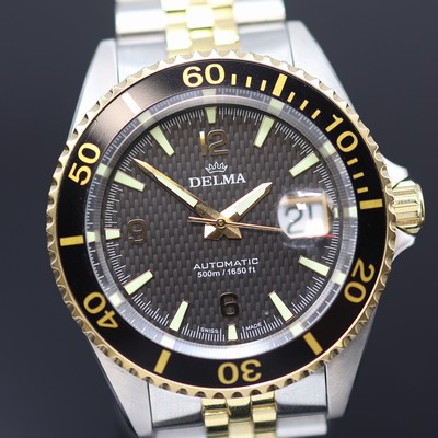 27123804b - DELMA Herrenarmbanduhr Santiago Referenz 52701.560.6, Schweiz um 2015, Automatik, ...