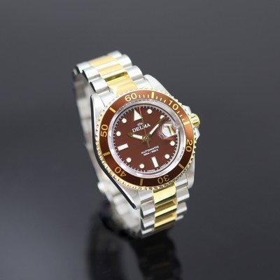 27123807a - DELMA Santiago Referenz 52701.690.6 Herrenarmbanduhr in Stahl/vergoldet, Schweiz um ...