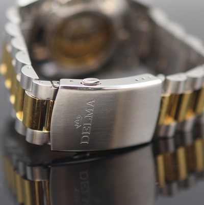 27123807d - DELMA Santiago Referenz 52701.690.6 Herrenarmbanduhr in Stahl/vergoldet, Schweiz um ...