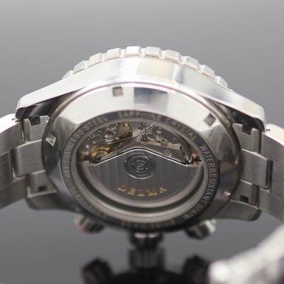 27123810f - DELMA Montego Armbandchronograph in Stahl/Stahlband Referenz 54701.656.6, Schweiz um ...