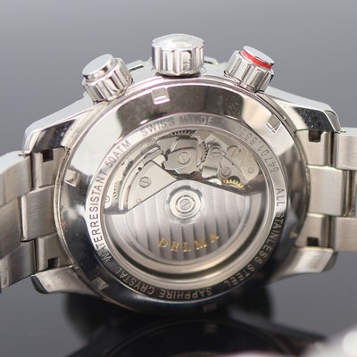 27123810g - DELMA Montego Armbandchronograph in Stahl/Stahlband Referenz 54701.656.6, Schweiz um ...