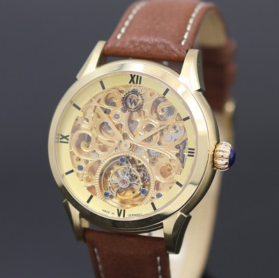 27123813a - CONSTANTIN WEISZ limitierte Herrenarmbanduhr mit Tourbillon, um 2020, Automatik, verg., ...