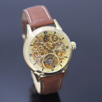 27123813b - CONSTANTIN WEISZ limitierte Herrenarmbanduhr mit Tourbillon, um 2020, Automatik, verg., ...
