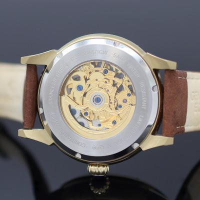 27123813g - CONSTANTIN WEISZ limitierte Herrenarmbanduhr mit Tourbillon, um 2020, Automatik, verg., ...