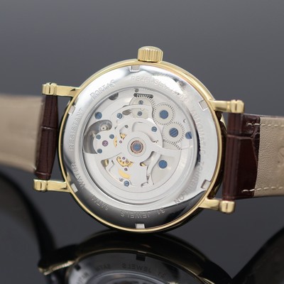 27123814e - PORTAS Herrenarmbanduhr mit Tourbillon, um 2010, Automatik, verg., beids. vergl. Geh., ...
