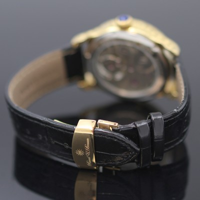 27123816c - RAOUL U. BRAUN gilt gents wristwatch with Tourbillon, around 2020, manual winding, on ...