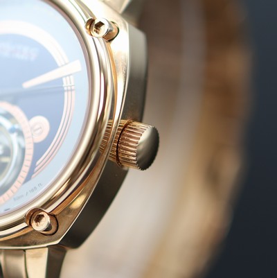 27123821c - NAUTEC NoLimit limitierte Herrenarmbanduhr mit Tourbillon, um 2020, Handaufzug, Kissen- ...