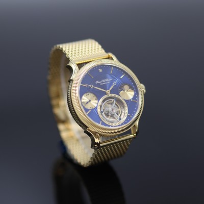 27123822a - RAOUL U. BRAUN limitierte Herrenarmbanduhr mit Tourbillon, um 2020, Automatik, beids. ...