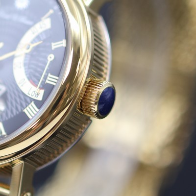 27123823c - RAOUL U. BRAUN vergoldete Herrenarmbanduhr mit Tourbillon, um 2015, Automatik, beids. ...
