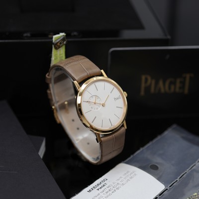 27123847a - PIAGET Altiplano Mecanique ungetragene Damenarmbanduhr in RG 750/000 Referenz P11013, ...