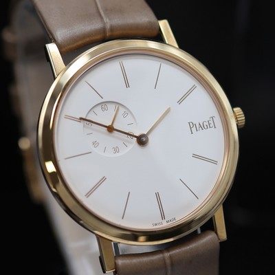 27123847b - PIAGET Altiplano Mecanique ungetragene Damenarmbanduhr in RG 750/000 Referenz P11013, ...