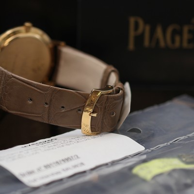 27123847d - PIAGET Altiplano Mecanique ungetragene Damenarmbanduhr in RG 750/000 Referenz P11013, ...