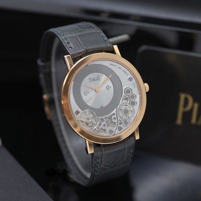 27123848a - PIAGET Altiplano Off-Center ungetragene Armbanduhr in RG 750/000 Referenz P10920, ...